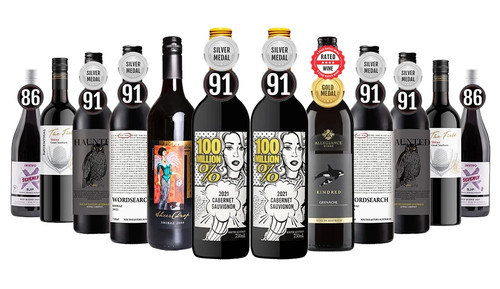 AU Premium Red Wines 12x 750ml